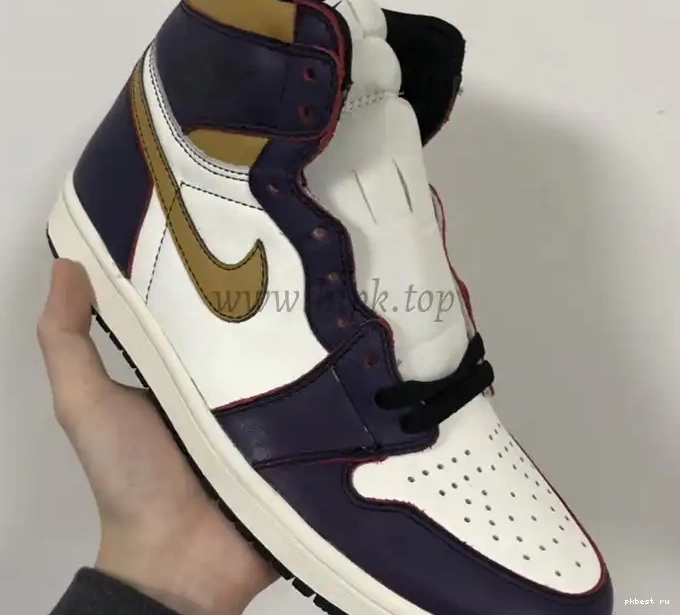PK Lakers Air Purple-Gold Ready 1 Retro SB God Jordan Nike ship High Chicago CD6578 2019 OG to 0515
